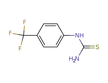 Molecular Structure of 1736-72-7 (1-[4-(TRIFLUOROMETHYL)PHENYL]-2-THIOUREA)