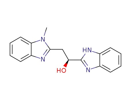 S-1-(1H-benzimidazol-2-yl)2-(N-methyl-benzimidazol-2-yl)ethanol