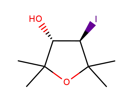 4-iodo-2,2,5,5-tetramethyltetrahydrofuran-3-ol