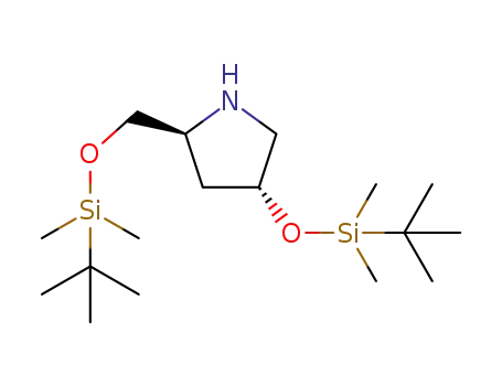 2,5-di-O-[(tert-butyl)dimethylsilyl]-1,3,4-trideoxy-1,4-imino-D-erythro-pentitol