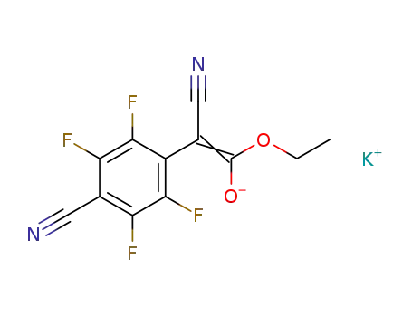 potassium 2-cyano-2-(4-cyano-2,3,5,6-tetrafluorophenyl)-1-ethoxyethen-1-olate