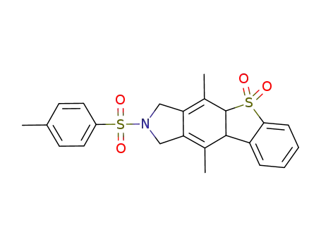 2-tosyl-4,10-dimethyl-2,3,4a,9b-tetrahydro-1H-benzo[4,5]-thieno[2,3-f]isoindole-S,S-dioxide