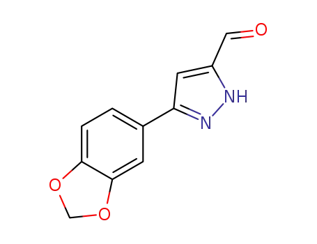3-(benzo[d][1,3]dioxol-5-yl)-1H-pyrazole-5-carbaldehyde