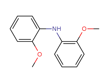 Molecular Structure of 7287-75-4 (Benzenamine, 2-methoxy-N-(2-methoxyphenyl)-)