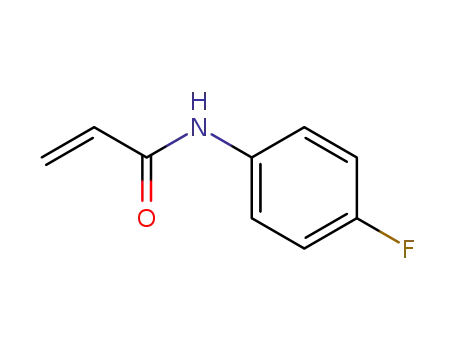 Molecular Structure of 60252-77-9 (2-Propenamide, N-(4-fluorophenyl)-)