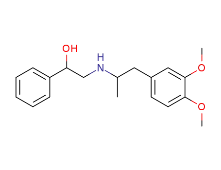 N-[2-(3,4-dimethoxyphenyl)-1-methylethyl]-2-hydroxy-2-phenylethylamine