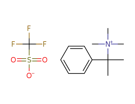 N,N,N-trimethyl-2-phenylpropan-2-aminium trifluoromethanesulfonate