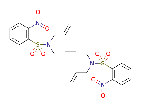 N,N'-(but-2-yn-1,4-diyl)-bis-(N-allyl-2-nitrobenzenesulfonamide)