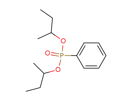 Molecular Structure of 2783-48-4 (Phenylphosphonic acid bis(1-methylpropyl) ester)