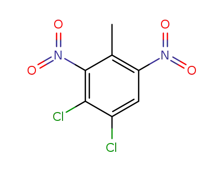Molecular Structure of 53278-85-6 (1,2-Dichloro-4-methyl-3,5-dinitrobenzene)