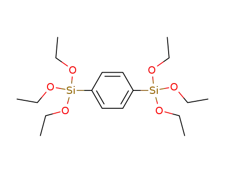 Molecular Structure of 2615-18-1 (1 4-BIS(TRIETHOXYSILYL)BENZENE  96)