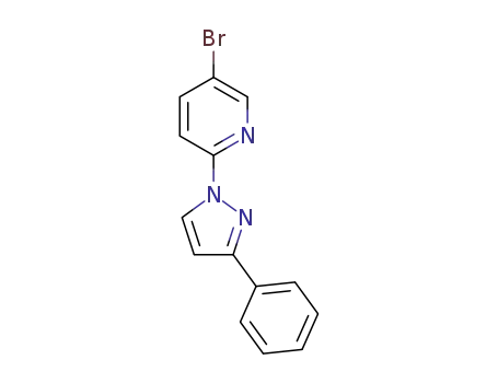 5-bromo-2-(3-phenyl-1H-pyrazol-1-yl)pyridine