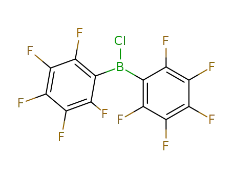 Molecular Structure of 2720-03-8 (CHLOROBIS(PENTAFLUOROPHENYL)BORANE)