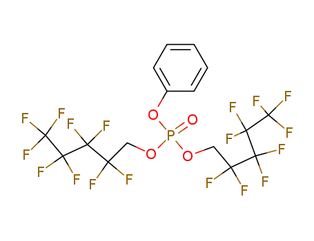 Phosphoric acid bis-(2,2,3,3,4,4,5,5,5-nonafluoro-pentyl) ester phenyl ester