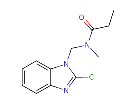 N-((2-chloro-1H-benzo[d]imidazol-1-yl)methyl)-N-methylpropionamide