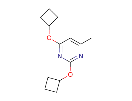 2,4-dicyclobutanoxy-6-methylpyrimidine