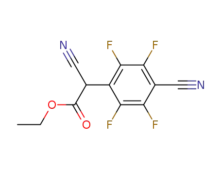 ethyl 2-cyano-2-(4-cyanoperfluorophenyl)acetate