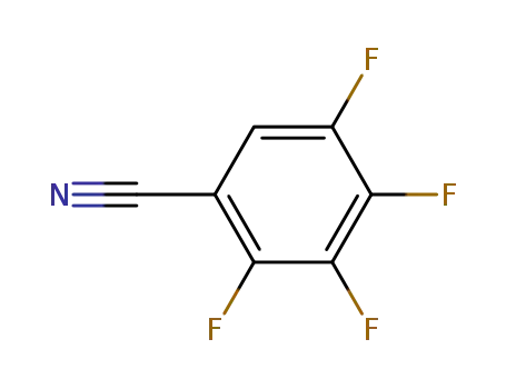 Molecular Structure of 16582-93-7 (Benzonitrile,2,3,4,5-tetrafluoro-)