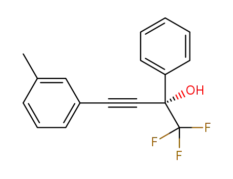(S)-1,1,1-trifluoro-2-phenyl-4-(m-tolyl)but-3-yn-2-ol