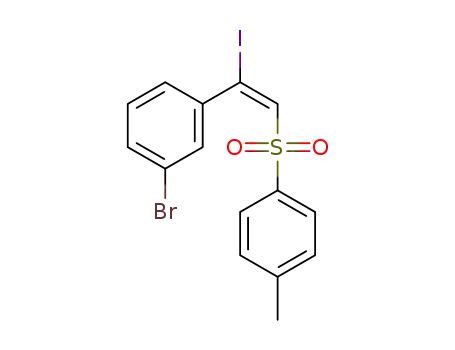 (E)-1-(1-iodo-2-p-toluenesulfonylvinyl)-3-bromobenzene