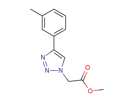 methyl 2-(4-(m-tolyl)-1H-1,2,3-triazol-1-yl)acetate