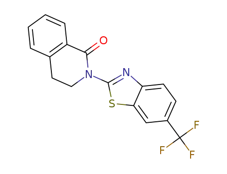2-(6-(trifluoromethyl)benzo[d]thiazol-2-yl)-3,4-dihydroisoquinolin-1(2H)-one