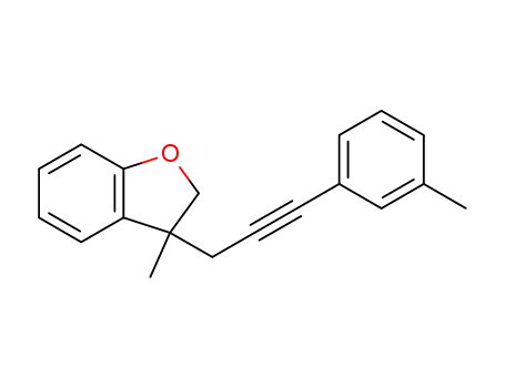 3-methyl-3-[3-(3-methylphenyl)prop-2-ynyl]-2,3-dihydro-1-benzofuran
