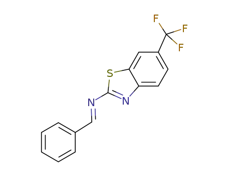 (E)-1-phenyl-N-(6-(trifluoromethyl)benzo[d]thiazol-2-yl)methanimine