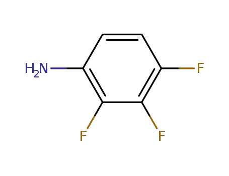 Molecular Structure of 3862-73-5 (2,3,4-Trifluorobenzenamine)