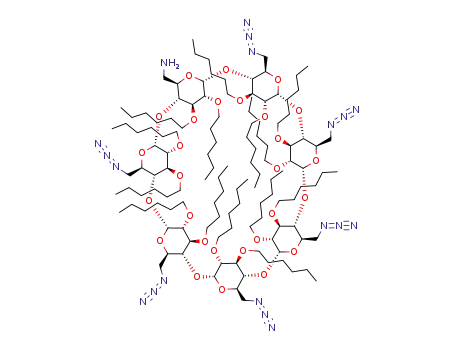 6I-amino-6II-VII-hexaazido-6I-VII-heptakis(6-deoxy-2,3-di-O-hexyl)cyclomaltoheptaose