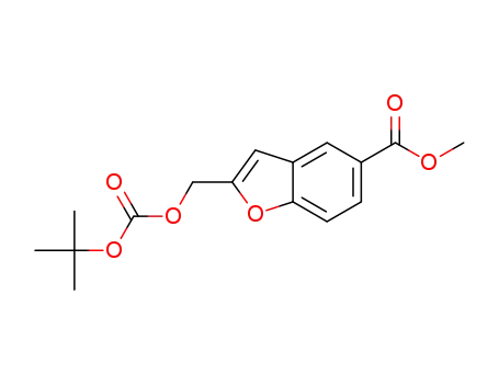 methyl 2-(((tert-butoxycarbonyl)oxy)methyl)benzofuran-5-carboxylate