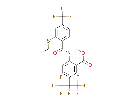 methyl 2-[2-(ethylthio)-4-(trifluoromethyl)benzoylamino]-5-heptafluoroisopropylbenzoate