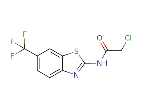 2-chloro-N-(6-(trifluoromethyl)benzo[d]thiazol-2-yl)acetamide