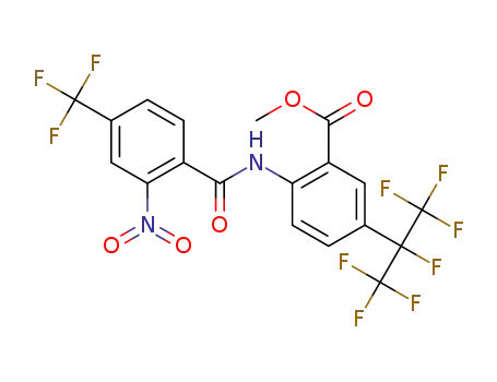 methyl 2-[2-nitro-4-(trifluoromethyl)benzoylamino]-5-heptafluoroisopropylbenzoate