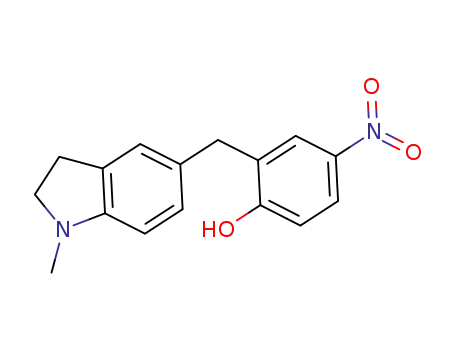 2-((1-methylindolin-5-yl)methyl)-4-nitrophenol