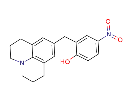 4-nitro-2-((2,3,6,7-tetrahydro-1H,5H-pyrido[3,2,1-ij]quinolin-9-yl)methyl)phenol