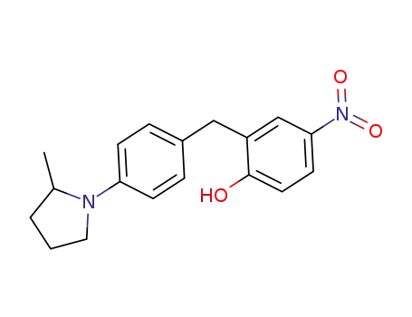 2-(4-(2-methylpyrrolidin-1-yl)benzyl)-4-nitrophenol