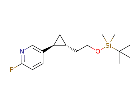 5-[trans-2-(2-{[tert-butyl(dimethyl)silyl]oxy}ethyl)cyclopropyl]-2-fluoropyridine
