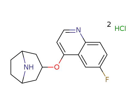 4-((8-azabicyclo[3.2.1]oct-3-yl)oxy)-6-fluoroquinoline dihydrochloride