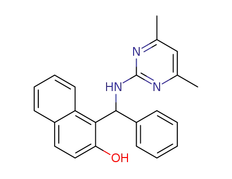 1-[(4,6-dimethyl-pyrimidin-2-ylamino)-phenylmethyl]-naphthalen-2-ol