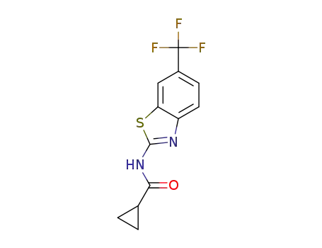N-(6-(trifluoromethyl)benzothiazol-2-yl)-cyclopropanecarboxamide