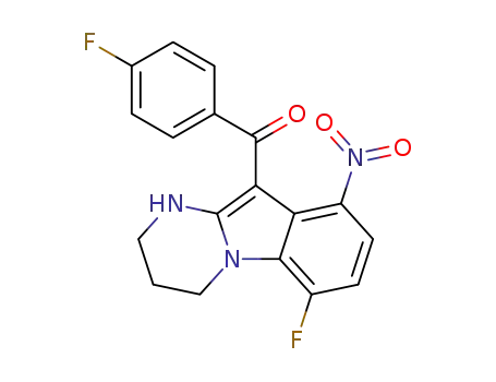 6-fluoro-10-(4-fluorobenzoyl)-9-nitro-1,2,3,4-tetrahydropyrimido[1,2-a]indole