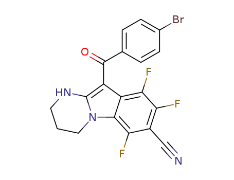 10-(4-bromobenzoyl)-7-cyano-6,8,9-trifluoro-1,2,3,4-tetrahydropyrimido[1,2-a]indole