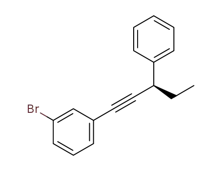 (R)-1-bromo-3-(3-phenylpent-1-yn-1-yl)benzene