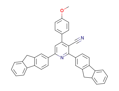 2,6-di(9H-fluoren-2-yl)-4-(4-methoxyphenyl)nicotinonitrile