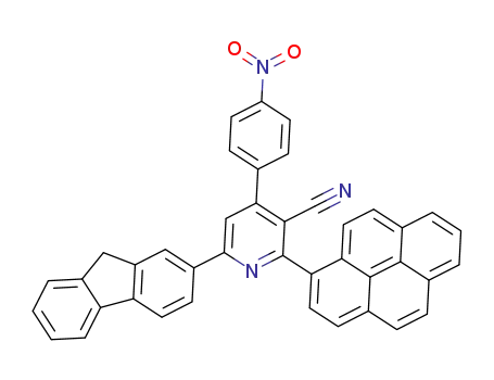 6-(9H-fluoren-2-yl)-4-(4-nitrophenyl)-2-(pyren-1-yl)nicotinonitrile