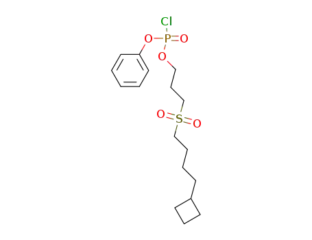 3-((4-cyclobutylbutyl)sulfonyl)propyl phenyl (S)-phosphorochloridate