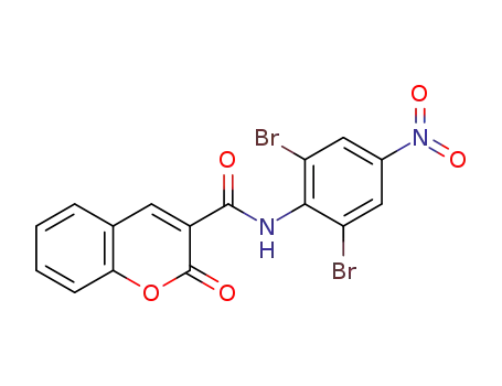 N-(2,6-dibromo-4-nitrophenyl)-2-oxo-2H-chromene-3-carboxamide