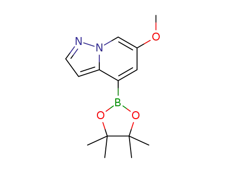 6-methoxy-4-(4,4,5,5-tetramethyl-1,3,2-dioxaborolan-2-yl)pyrazolo[1,5-a]pyridine