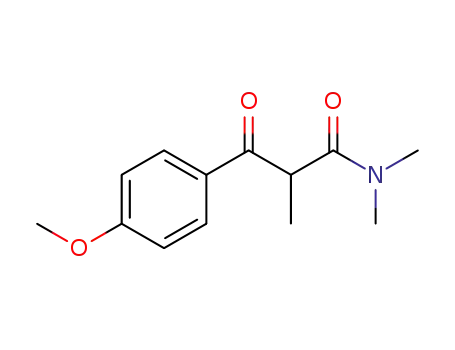 3-(4-methoxyphenyl)-N,N,2-trimethyl-3-oxopropanamide